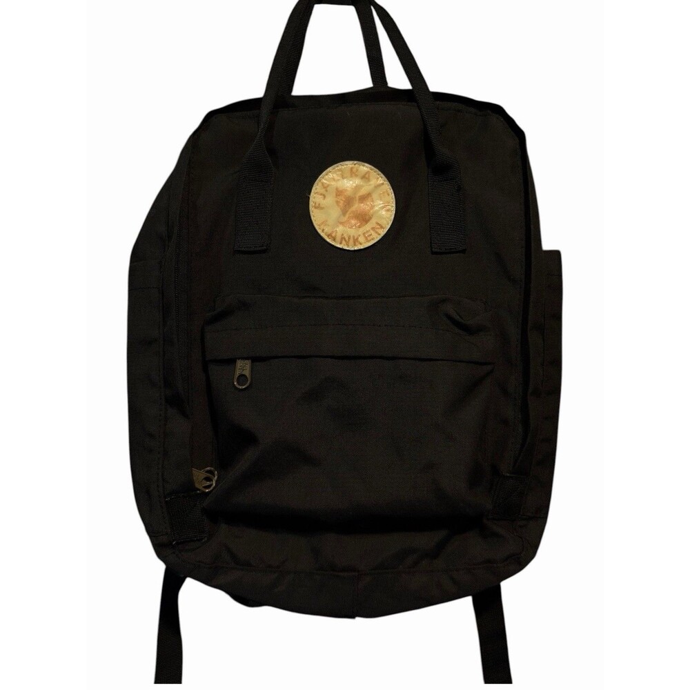 Fjallraven Kanken Black Backpack Style #23510. NO BACK FOAM PADDING